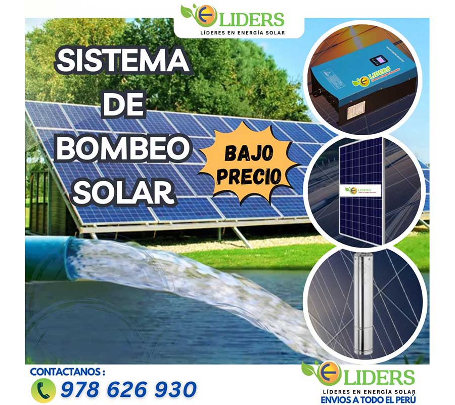 Sistema de bombeo solar Instalación de sistema de bombeo solar Perú